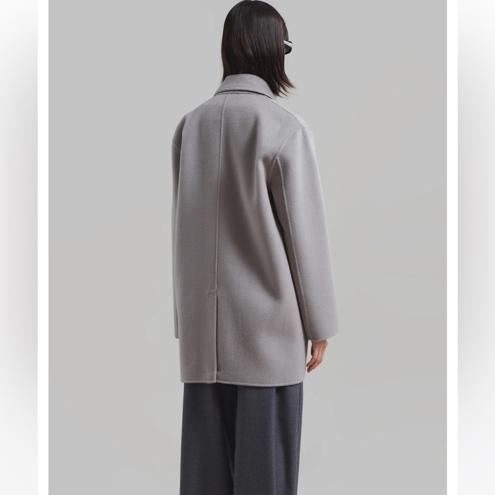 NWT The Frankie Shop Renata wool blazer in grey - Picture 3 of 7